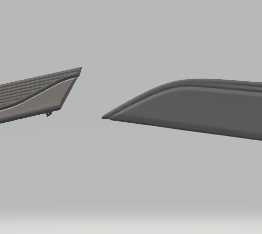Audi A6 декоративный wing-door plates 8W6853601A & 8W6853604